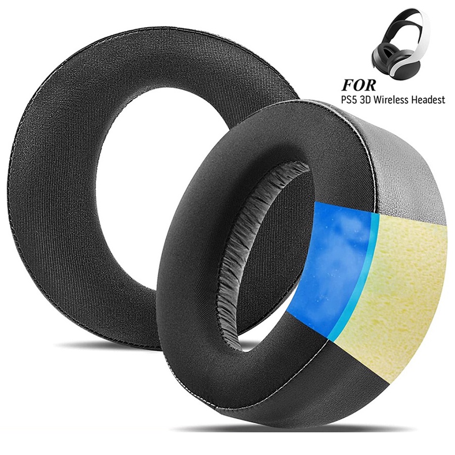 Cooling Gel Replacement Ear Pads for Sony Playstation 5 Pulse 3D PS5