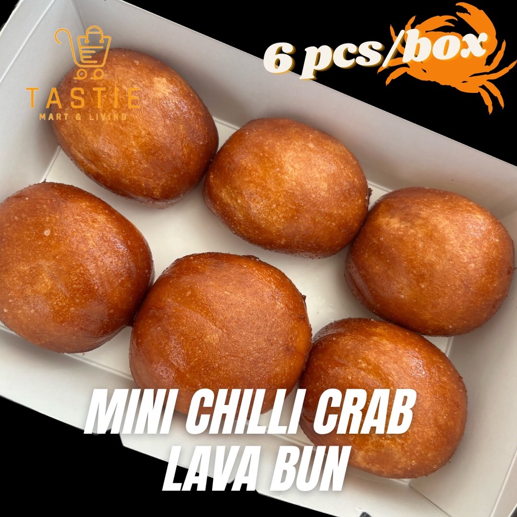 Mini Chilli Crab Lava Bun (6 mini buns)/ Frozen/ Ready To Eat/ Snacks