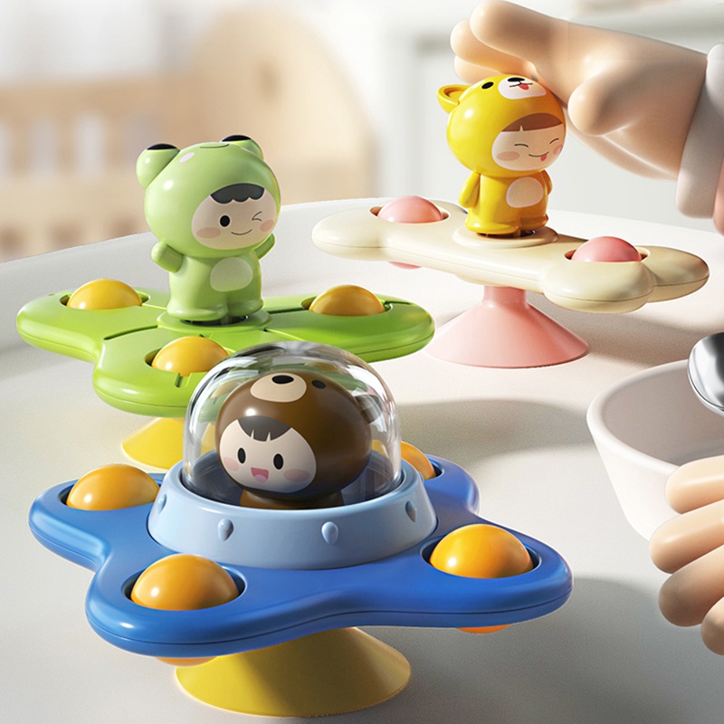 Baby Toys Suction Cup Spinner Toys for Toddlers Learning Education