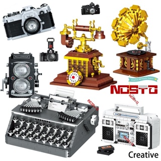 820PCS Typewriter Building Blocks Classic Creative Ideas Machine