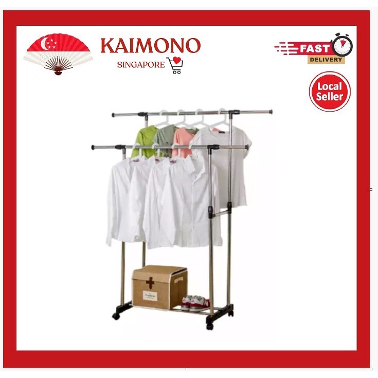 👍CHEAPEST!!!👍 2022 new stainless steel 3 tier stand hanging clothes