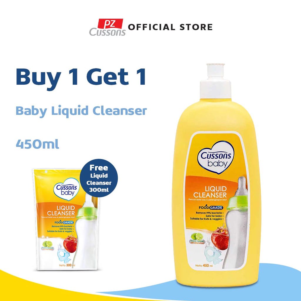 Cussons Baby Liquid Cleanser Baby Bottle Cleanser 450ml Free Liquid Cleanser 300ml Arjuna