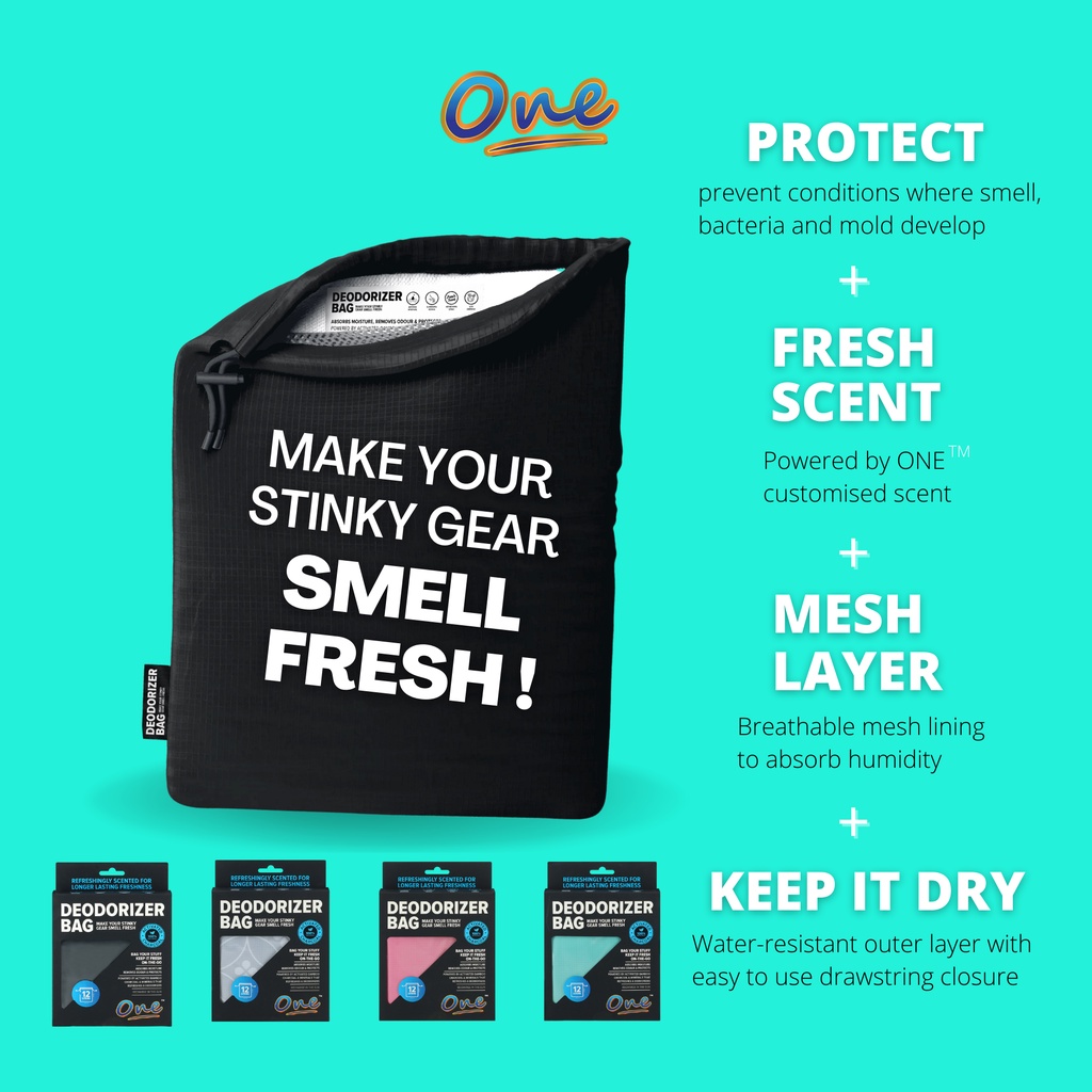 ONE Deodorizer Bag Effectively removes odors Fitness Bag Shoes