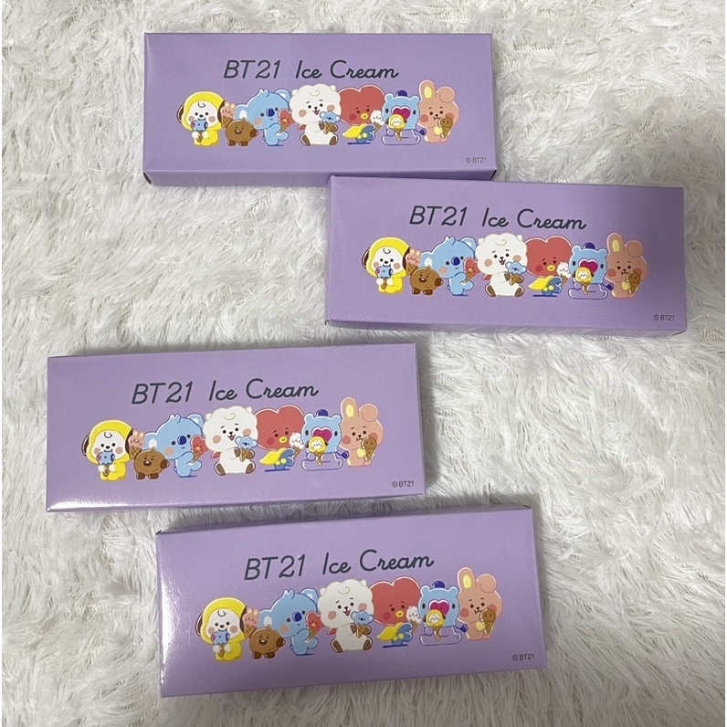 [Instocks] BT21 BTS Japan Ice Cream Utensils set Fork Spoon Mini Series