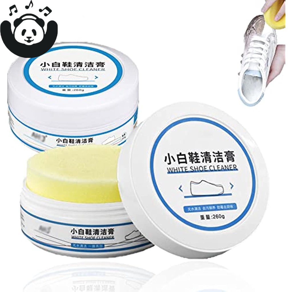 White Shoe Cream Whitening Shoe Cream Decontamination Complementary