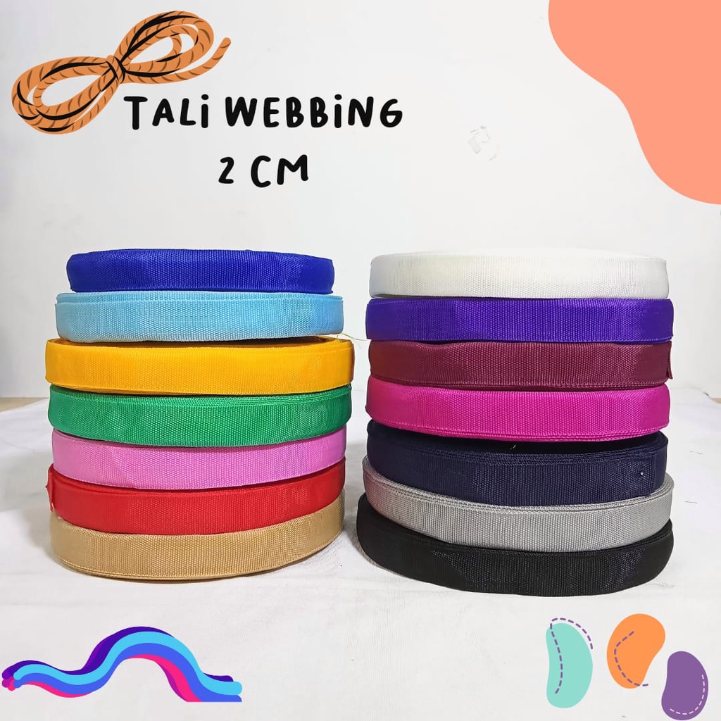 Webbing Strap I Bag Strap I Bisban Strap I PCR I Webbing Strap 2 CM I ...