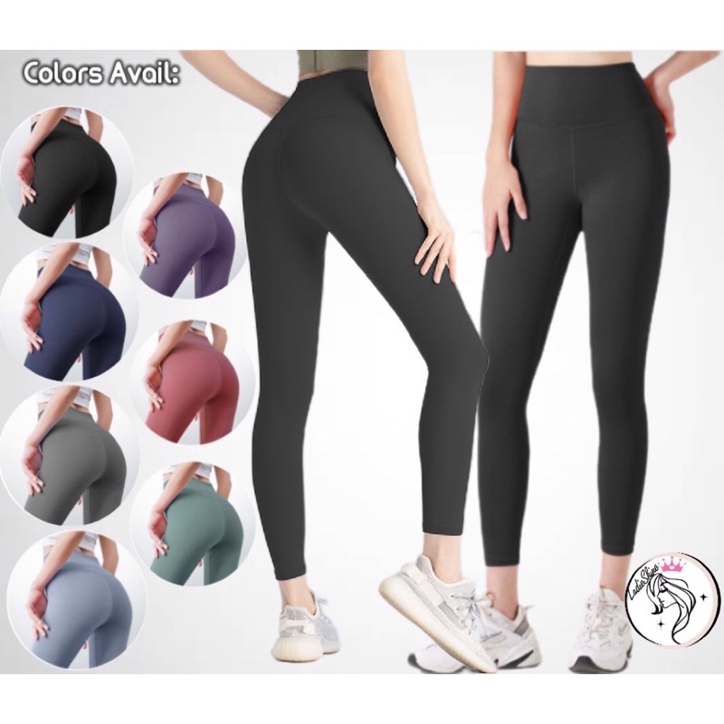SG INSTOCKS Ladies running/ yoga pants High waist YOGA SPORTS PANTS (EUROPEAN PEACH BUTTOCK)