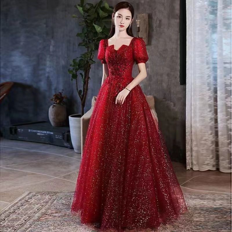 strapless open back dress RED LONG SLEEVES WITH DRAPED WAIST GOWN | CULT MIA main image 0
