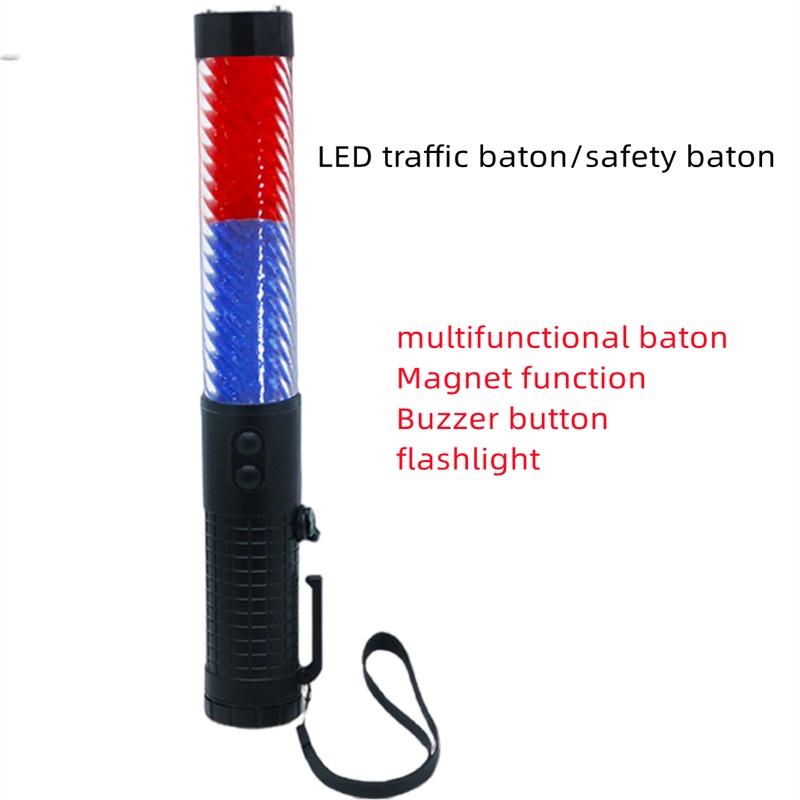 Rechargeable Traffic Control Cudgel Stage Lighting Warning LED Red ...