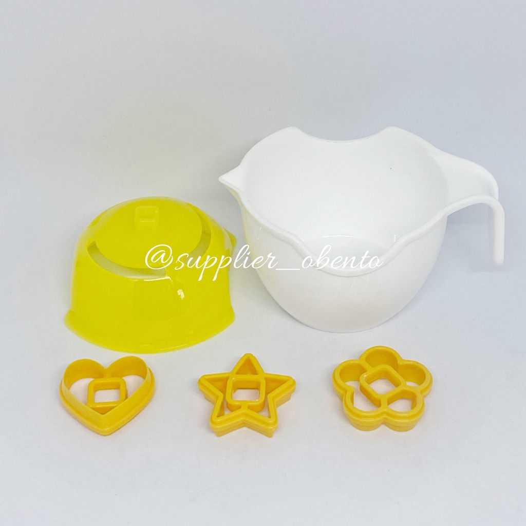 [Daiso] Omelette Rice Bowl Cutter Kit Egg Mold Set Shopee Singapore