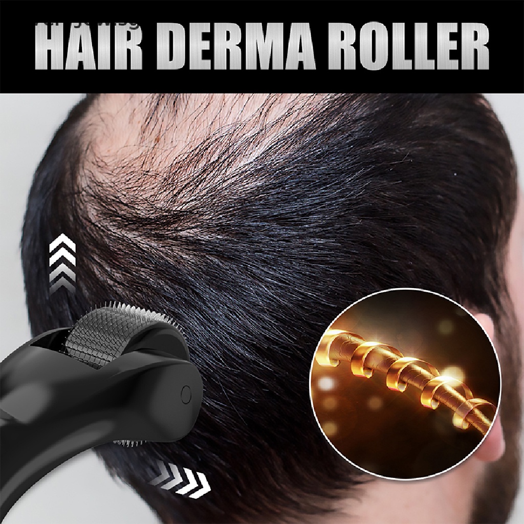 [VeryJow] 1PC 540 Derma Microneedle Titanium Roller for Hair Beard