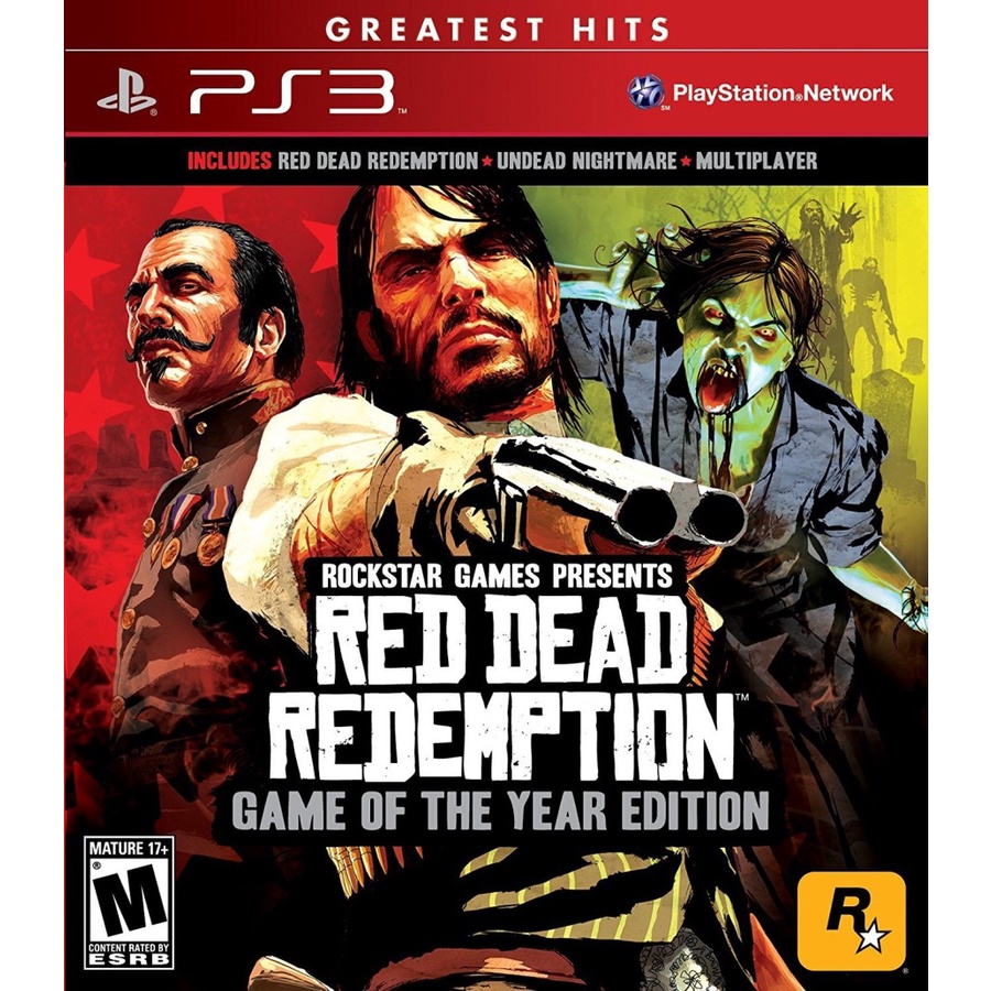 PS3 Game) Red Dead Redemption Game of The Year Edition 3 in 1 | Shopee  Singapore