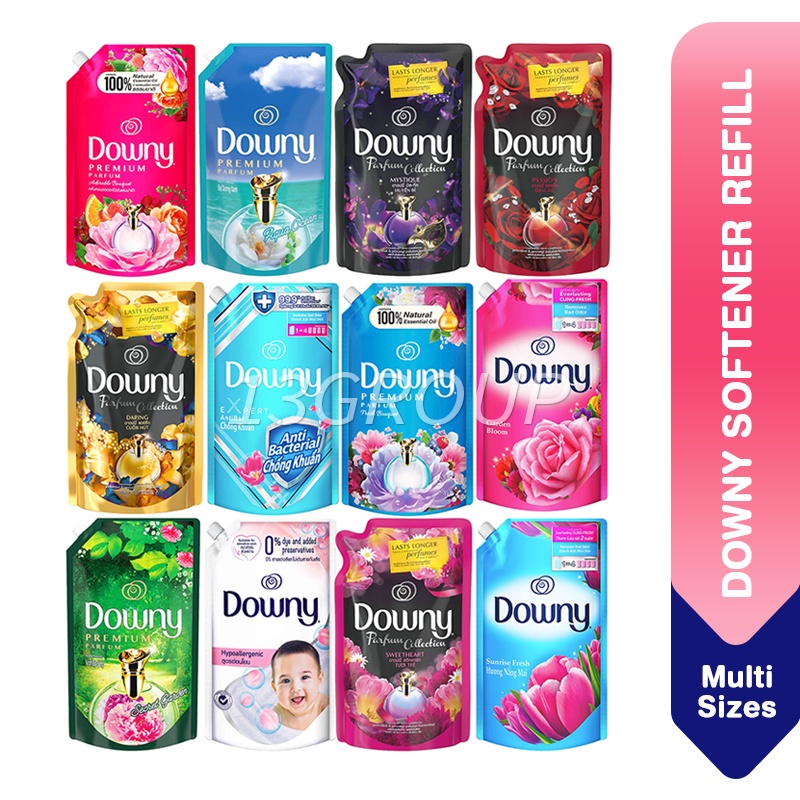 Downy Fabric Softener Refill (Assorted), 1.35L-1.5L | Shopee Singapore