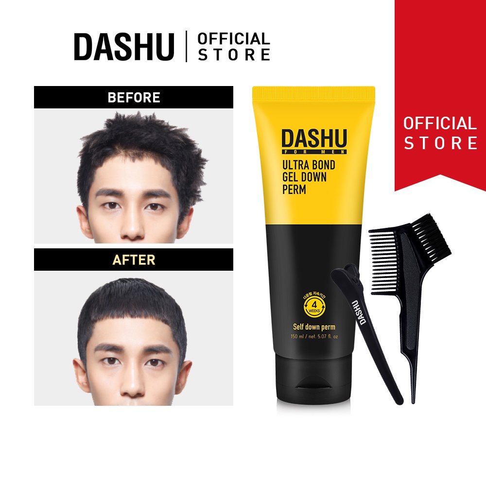 [DASHU] For Men Premium Ultra Bond Gel Down Perm 100ml (Self Perm Kit