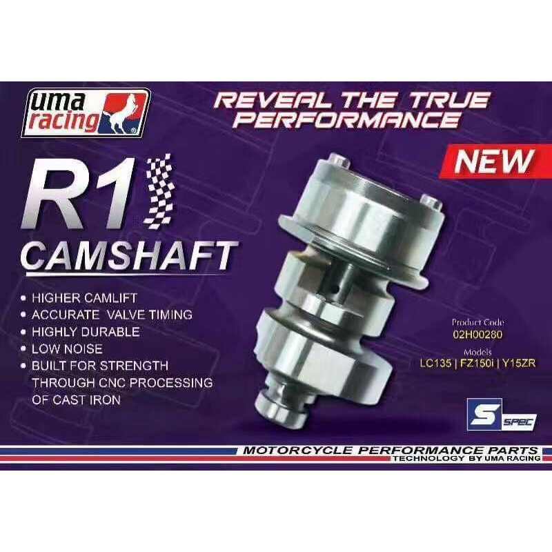 UMA RACING CAMSHAFT R1 R3 R4 YAMAHA SNIPER 150 Y15ZR MXKING SPARK 135 ...