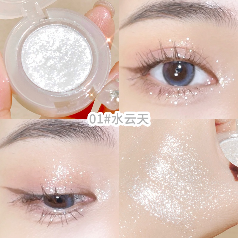 XIXI Monochrome Glitter Eyeshadow Shiny Diamond Eye Shadow Palette