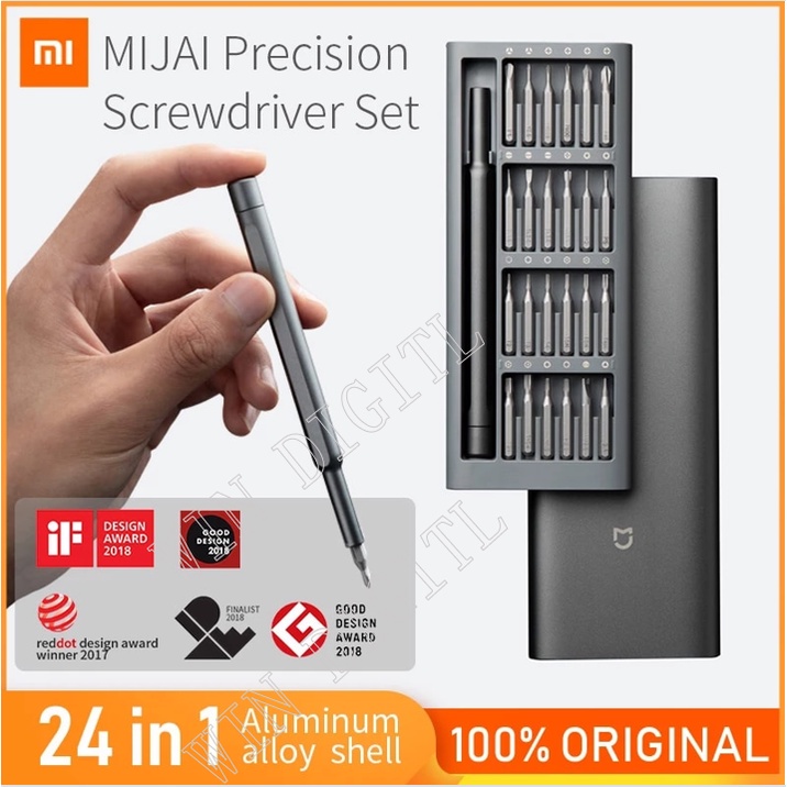 Xiaomi Mijia Wiha ScrewDriver 24 in 1 Precision Kit 60HRC Magnetic Bits Xiomi Home Kit Repair Tools For Smart Home