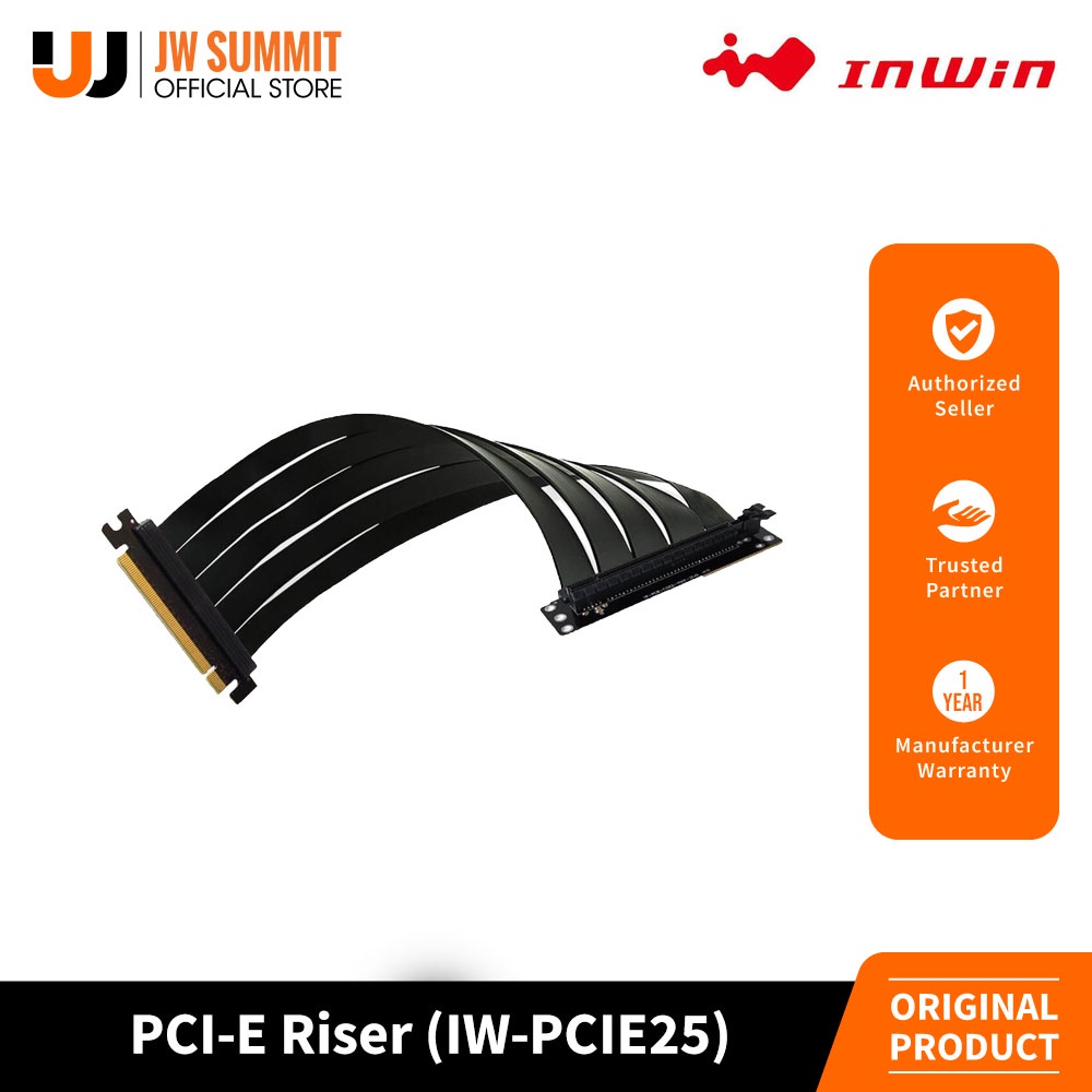 InWin PCI-E Riser Cable Black (IW-PCIE25) | Shopee Singapore
