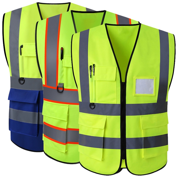 Reflective Running Gear Reflective Safety Vest With LED Lights - Main Image