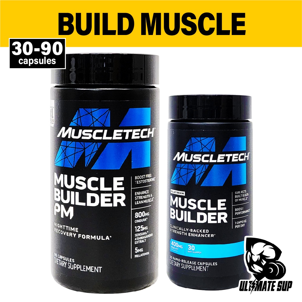 Muscletech Pro Series, Muscle Builder Muscle Pumps Double Strength
