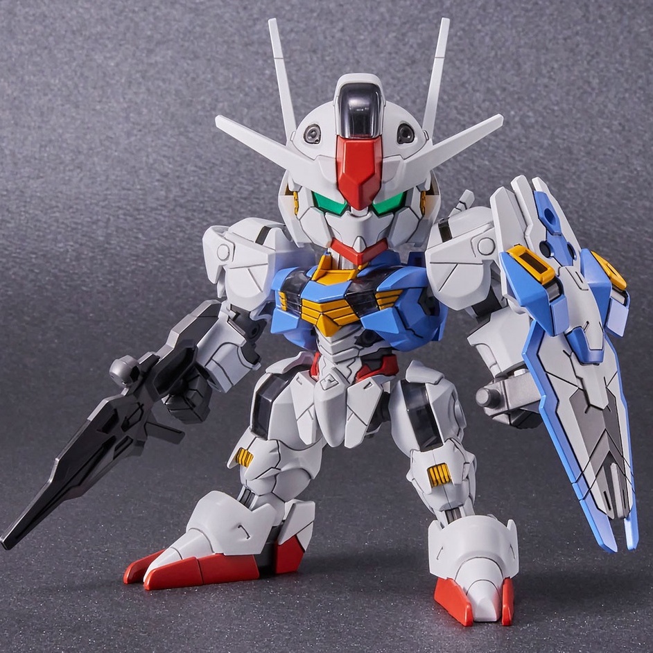 Gunpla Assembly Model - BANDAI - SD EX-Standard Gundam Aerial | Shopee ...