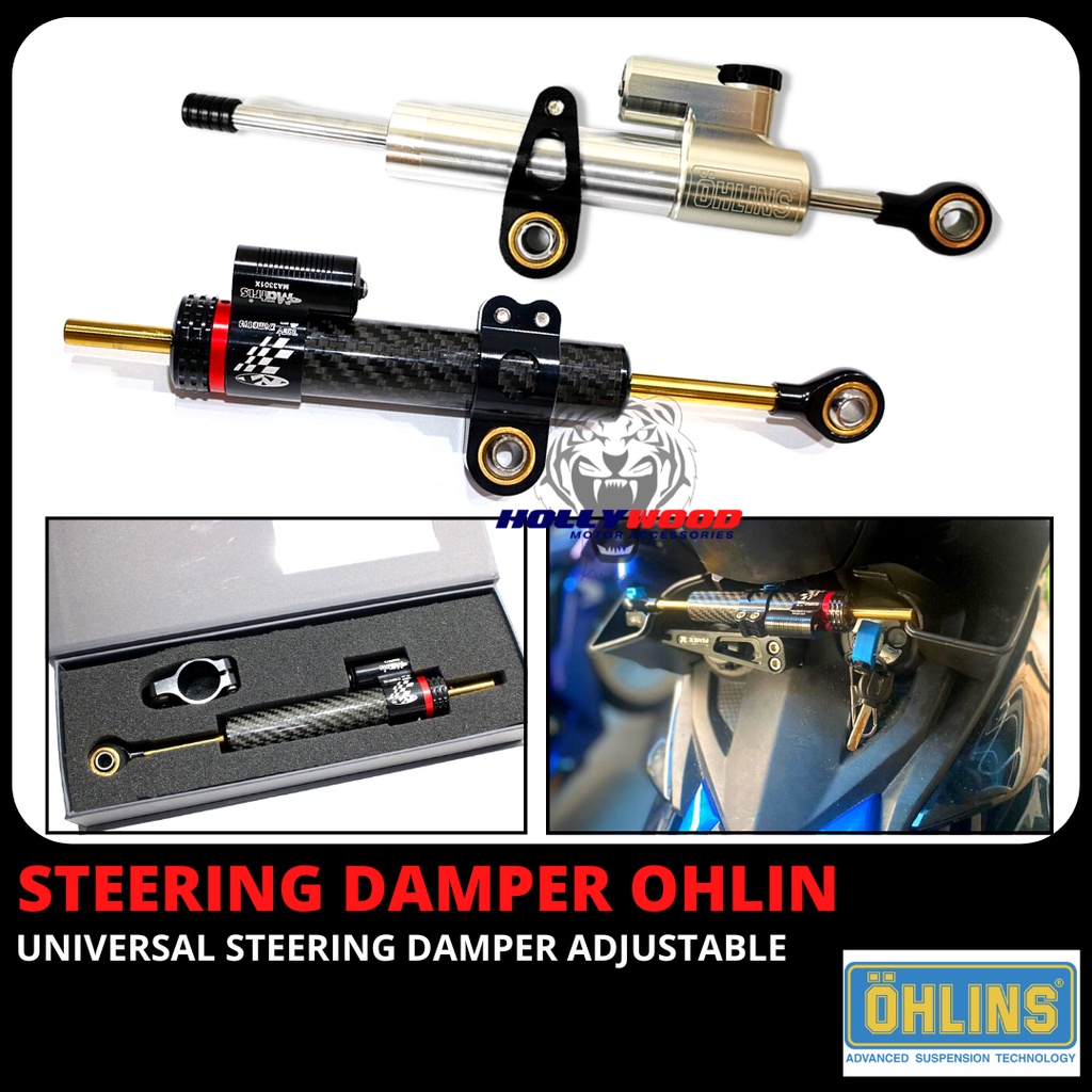 STEERING DAMPER RACING ADJUSTABLE OHLIN SOFT & HARD / MATRIS STEERING