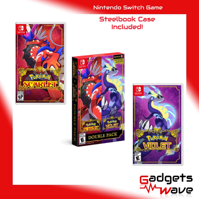 Nintendo Switch Pokemon Scarlet And Violet Double Pack Edition ...