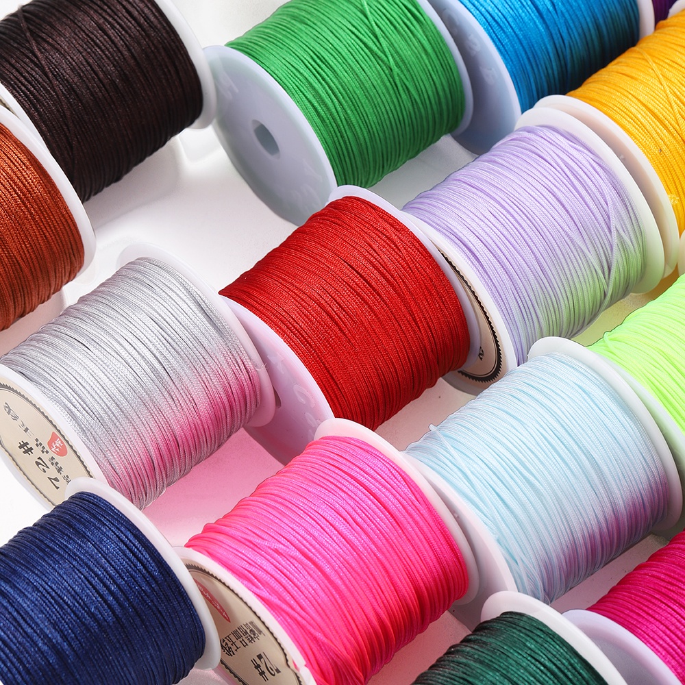 St. Kunkka 1 Roll 50m 0.8mm Encrypted Premium Jade Thread Beaded ...