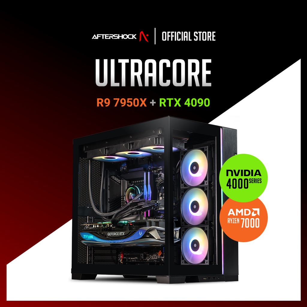 Ultracore R9 7950X RTX 4090 32GB RAM 2TB SSD 1200W PSU AMD