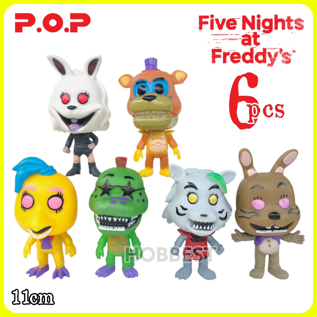 Action Figure POP FIVE NIGHTS AT FREDDY'S 6pcs Miniature Cake Topper ...