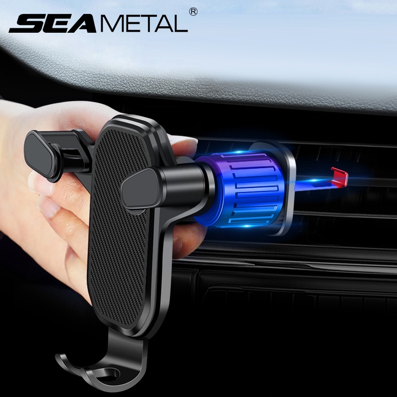 SEAMETAL Car Phone Holder Air Vent Cellphone Clip Automobile Air Outlet Phones Mount Smartphone Bracket Universal