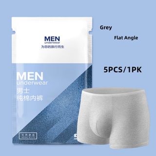 Disposable Panties Disposable Underwear Men Travel Pure Cotton Sterile  Disposable Underpants Portable Business Trip