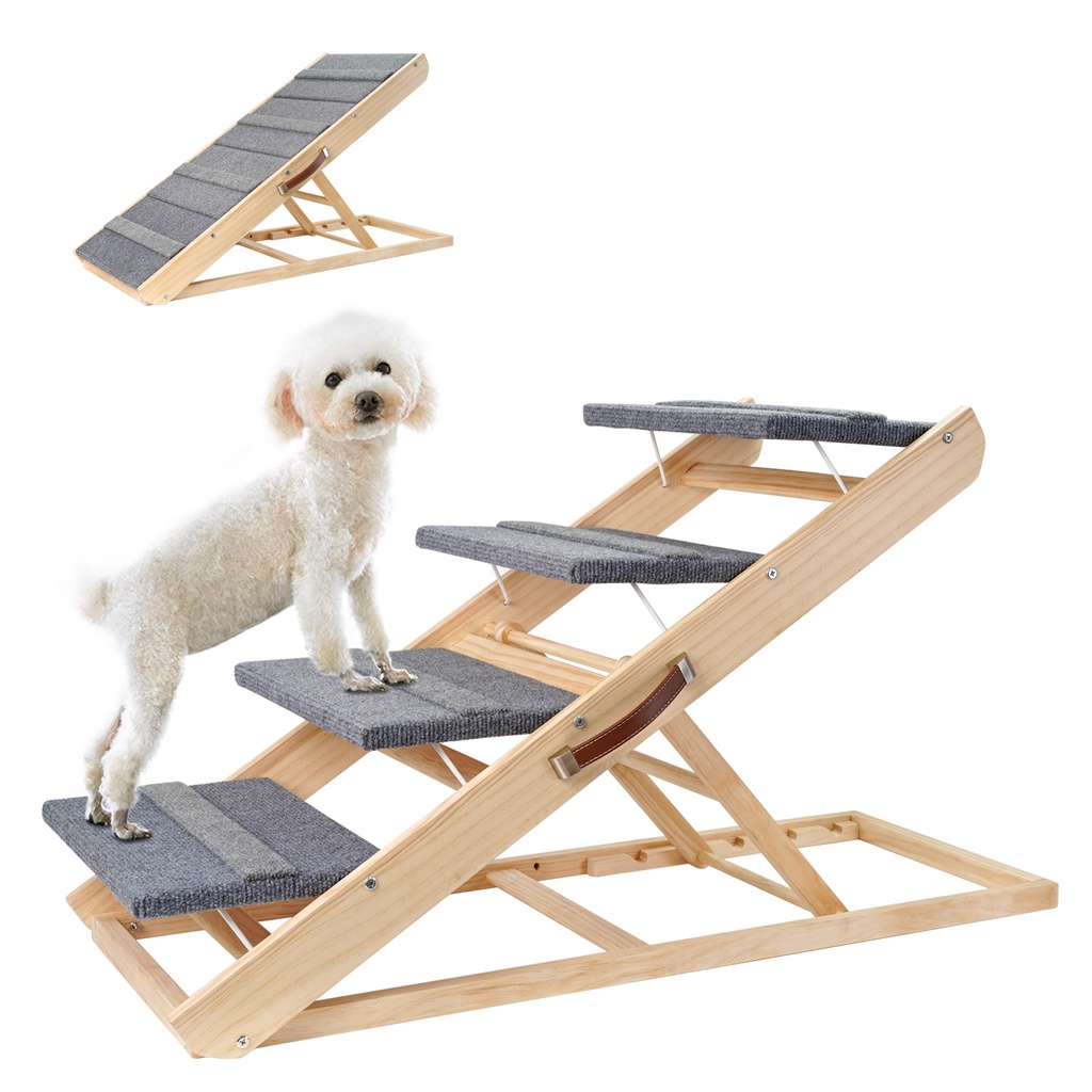 Multifunctional dog climbing ladder Foldable pet step ladder Pet ramp ...