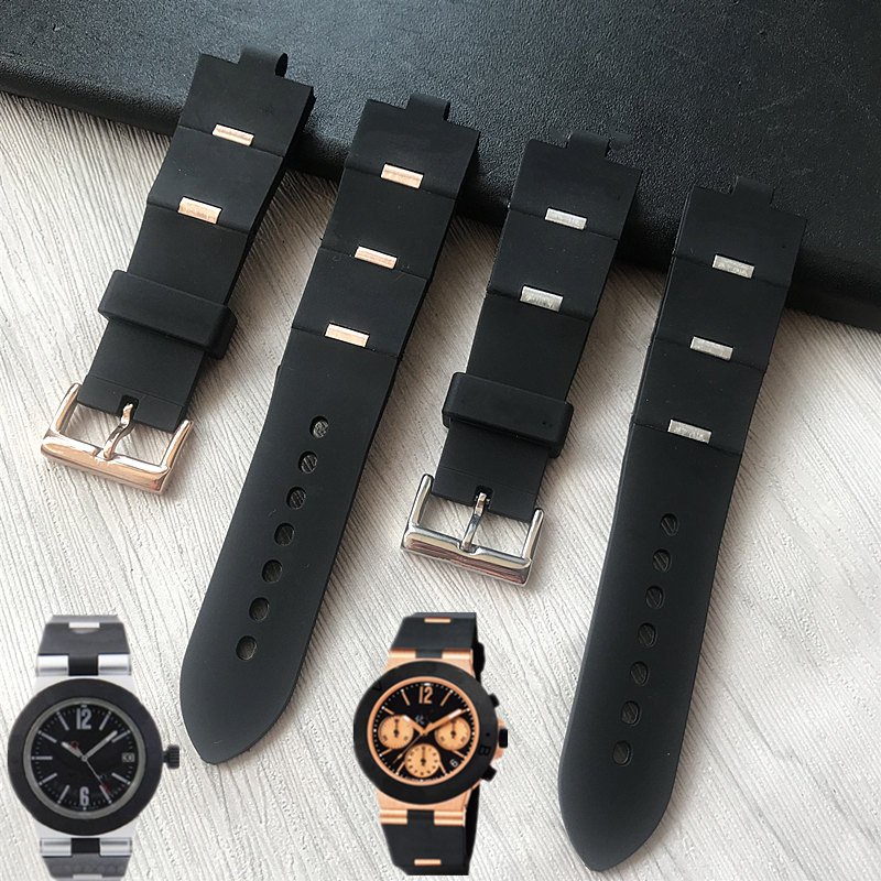 Bvlgari rubber hot sale strap replacement