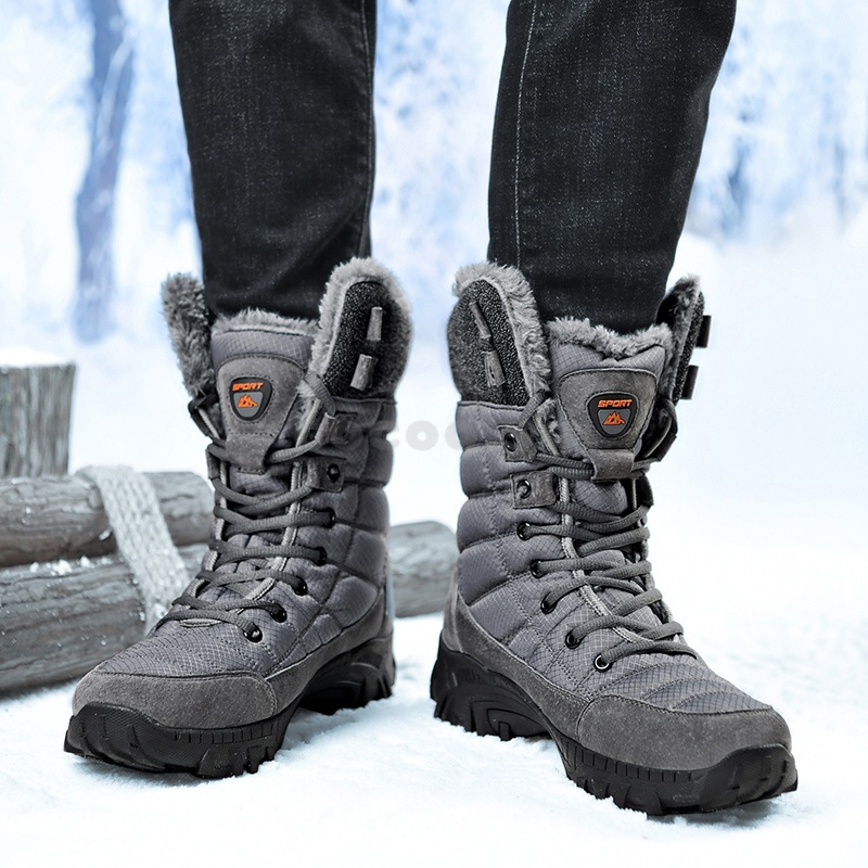 Warm winter hot sale hiking boots