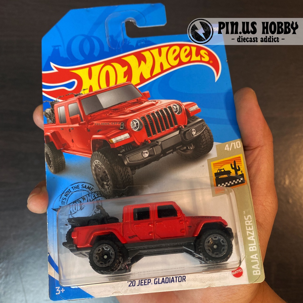 Hotwheels 20 JEEP GLADIATOR | Shopee Singapore