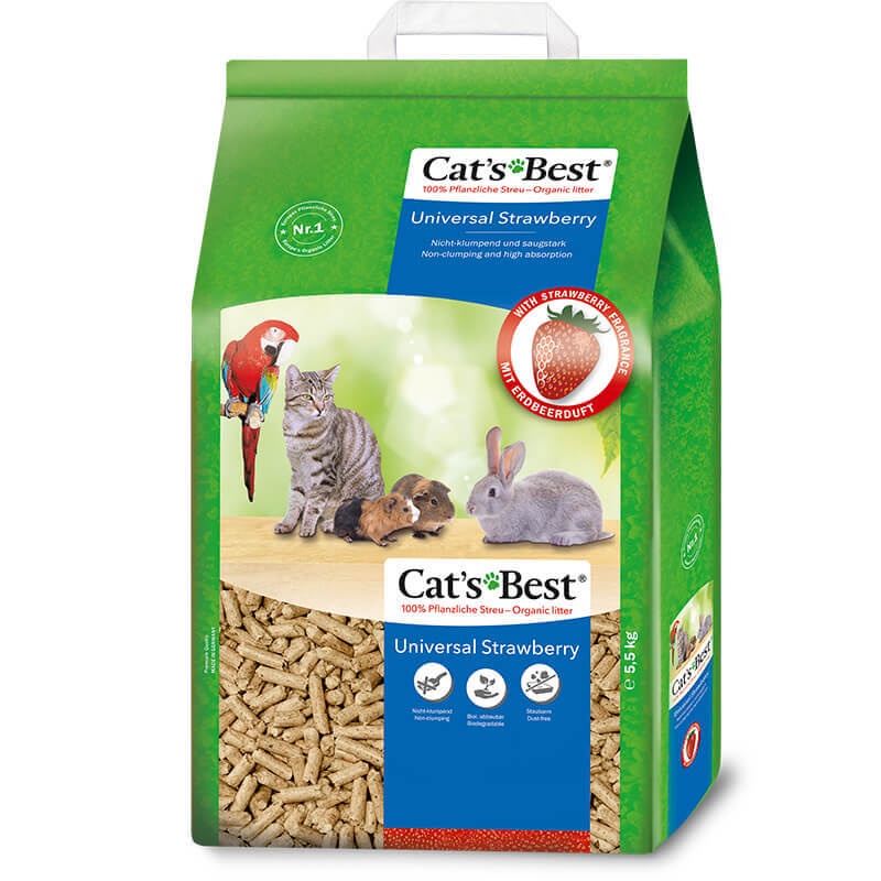 CATS BEST Universal Litter Strawberry 10L (5.5Kg) Shopee Singapore