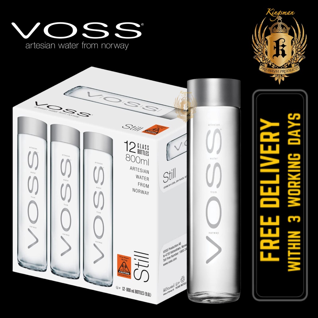 Louis Vuitton for VOSS  Voss water bottle, Voss water, Water