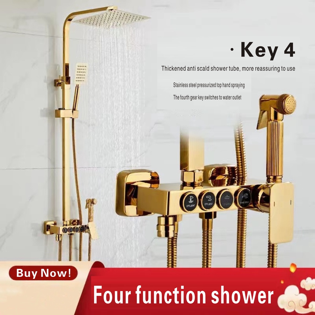 Shower Key flush mounted shower shower set, three gear four gear ...