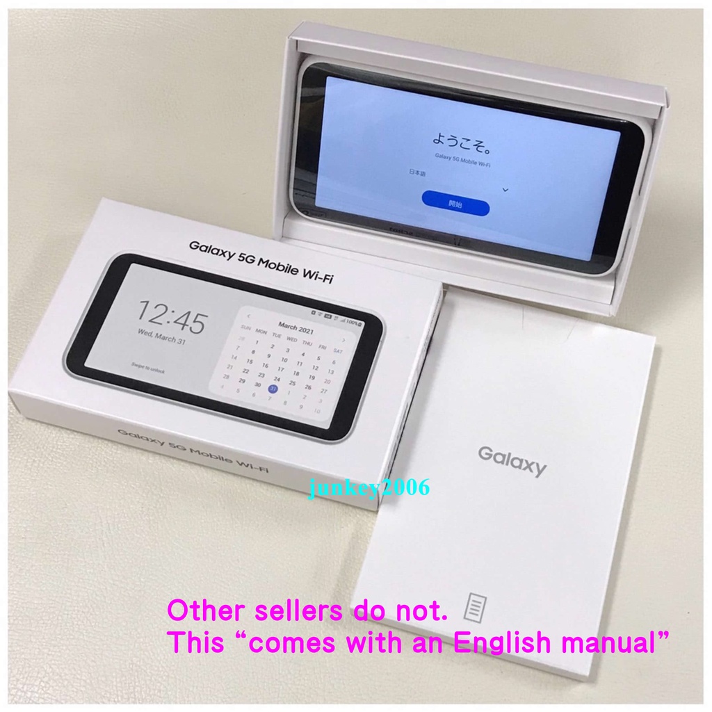 Brand New SAMSUNG Galaxy 4G 5G Mobile Wi-Fi SCR01 Portable Router