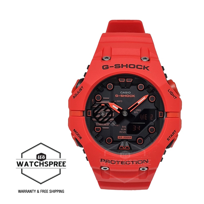 Casio G-Shock GA-B001 Lineup Carbon Core Guard Structure Bluetooth® Red ...