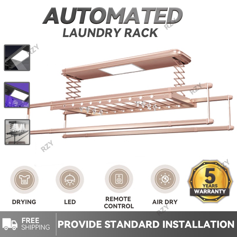 Automated Laundry Rack Smart Drying Rack Laundry System Clothes
