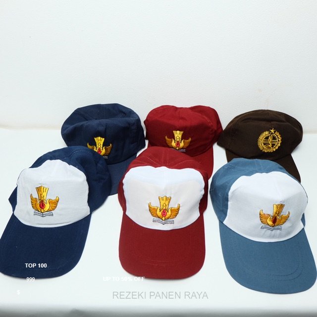 School Caps For Elementary School Junior High School Students PRAMUKA ...