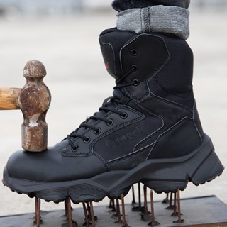 tactical steel toe work boots