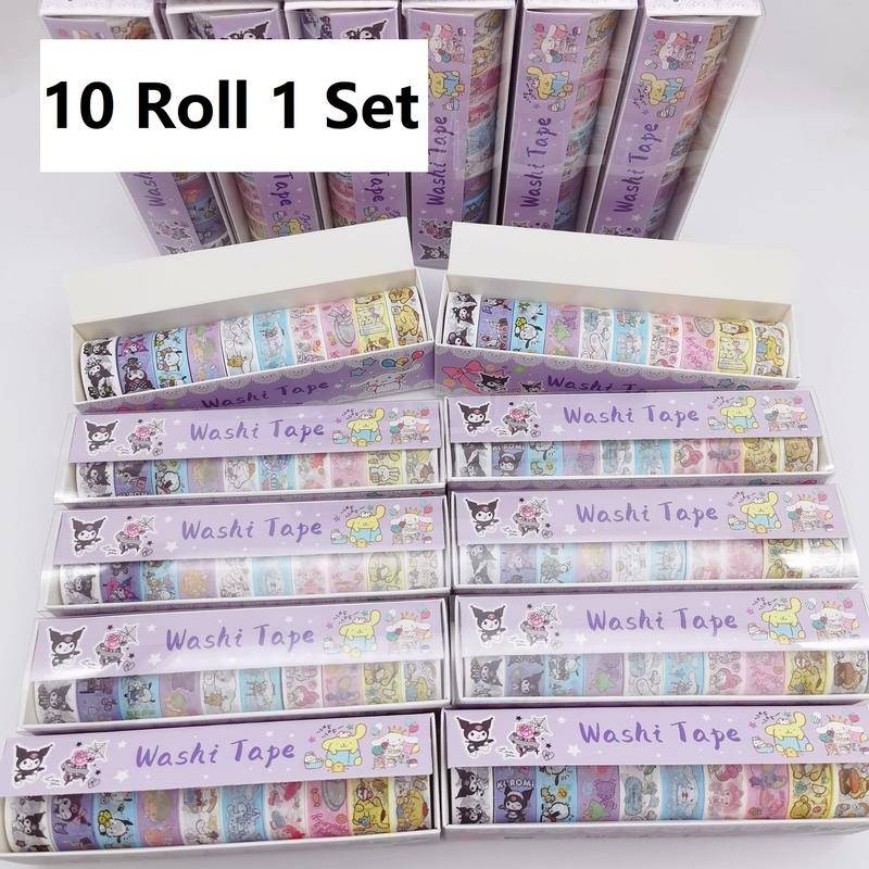 8 Rolls solid color grid basic washi tape set journal tape for scrapbook  diary album decoration stickers 12 design