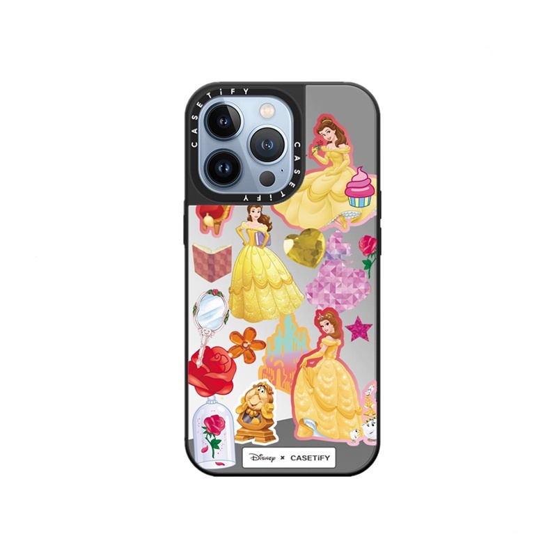 Casetify Disney Princess Beauty and the Beast Belle Mirror Hard impact