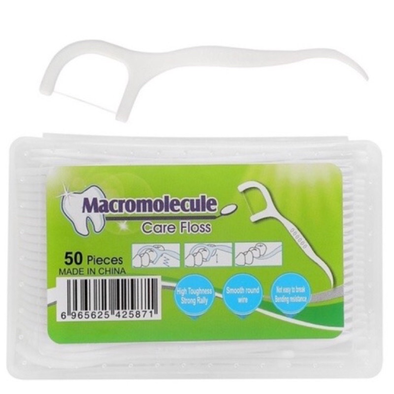 [Wholesale warehouse] Box of 50 dental floss picks with small tips ...