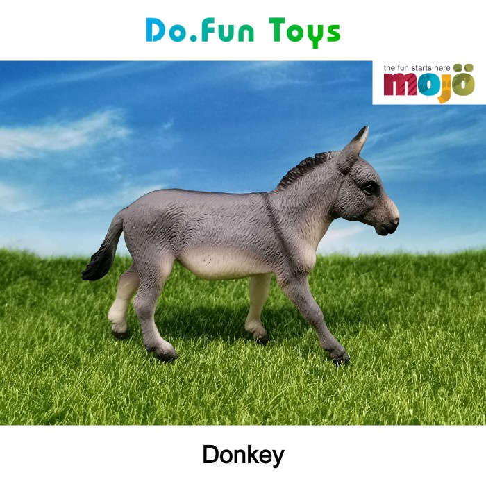 Donkey Animal Figure / Miniature Animal Donkey by MOJO | Shopee Singapore