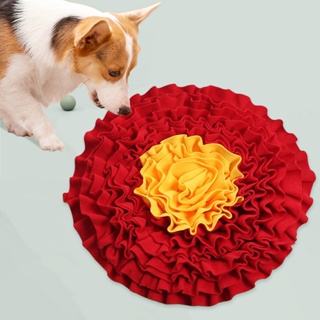 Pet Snuffle Mat for Dogs Interactive Feed Game Sunflower Suction