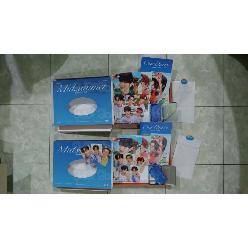 Txt MIDSUMMER MIDSUM SKY BLUE SUNRISE RED ORANGEADE TANGERINE FARM